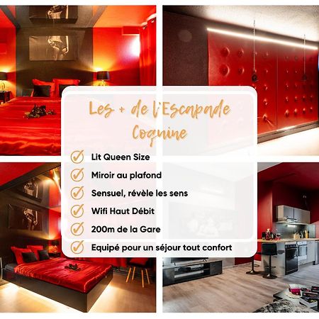 Cocon Sensuel - 50 Nuances - Les Cocons De Nath Apartment Montbéliard Екстериор снимка